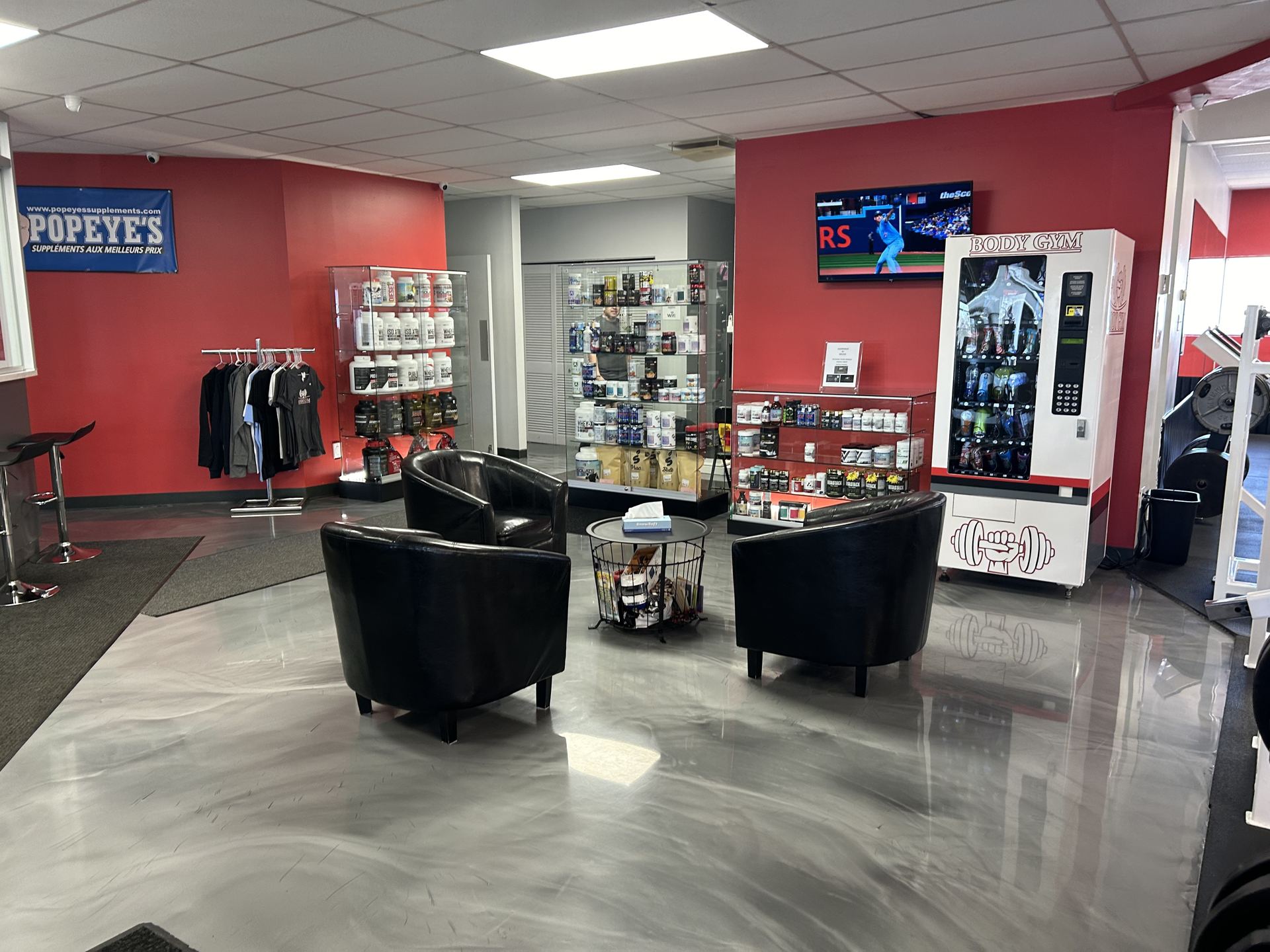 Salon et boutique de suppléments — Body Gym