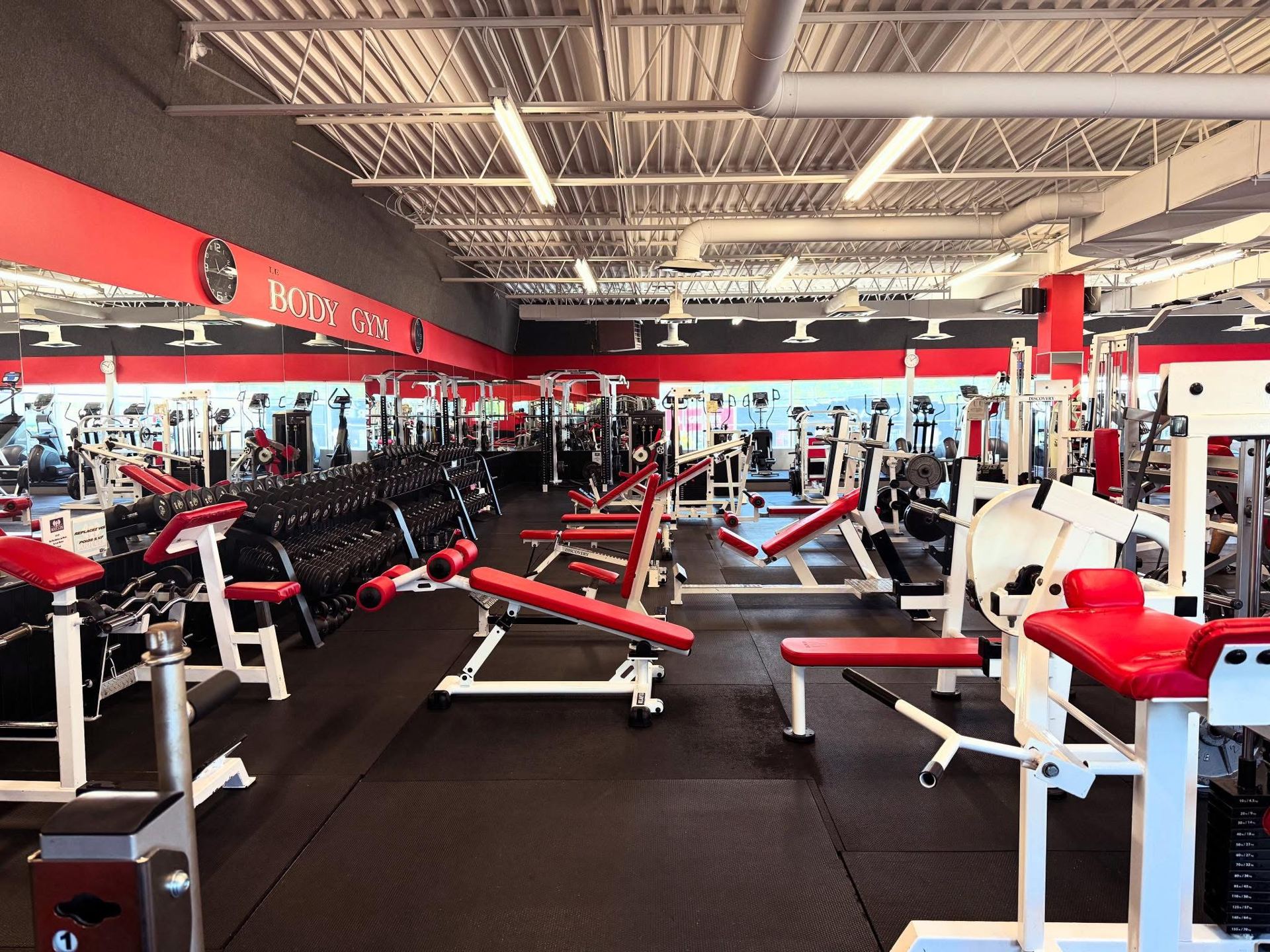 Zone d'entraînement au Body Gym